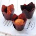 100PCS Tulip Baking Cups Mini Muffin Cupcake Tin Liners Baking Supplies Parchment Paper for Bottom of Oven Rolling Papers Top Pan - B07FFVX13Z